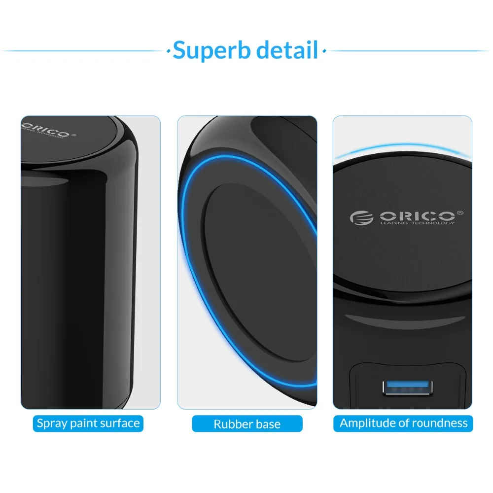 ORICO Powered USB 3 0 концентратор с быстрым зарядным устройством для телефона внешняя