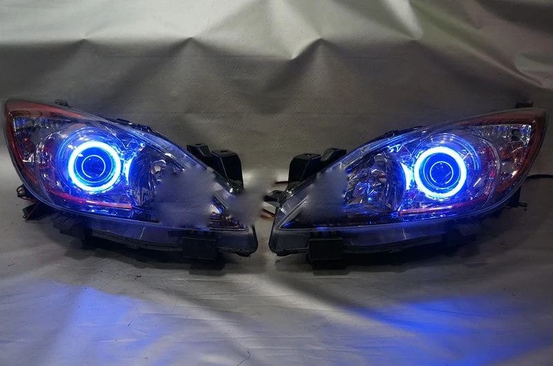Автомобильный бампер налобный фонарь для mazda 3 Mazda3 головной светильник ксенон HID