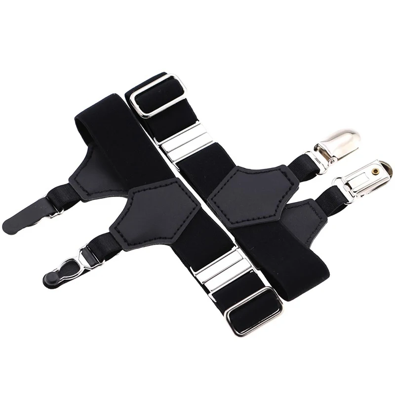 Мужская и Нескользящая подвязка с кольцом из телячьей кожи нескользящие носки