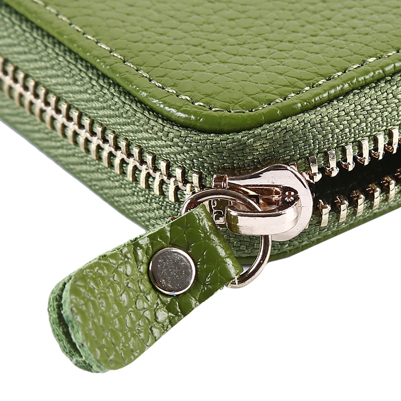

2020 New Car Key Wallets Women Men's Leather Zipper Purse Bag Card Holder Fashion Multifunction Housekeeper Holders