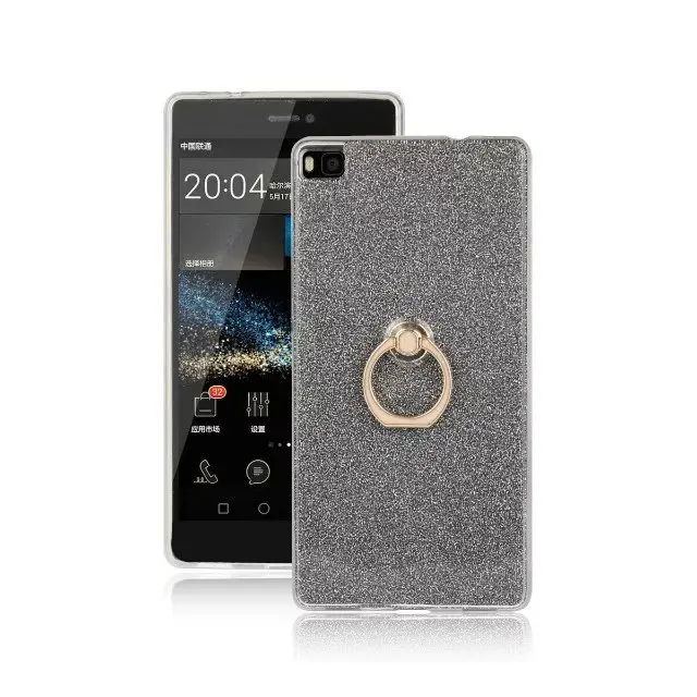 Black Мягкий чехол Cyato для honor 3C 4C 5A 5C 5S 6X7 8 mate 7 8 9 P8 P9 10 Lite Plus высокого качества с кольцевой пряжкой - Цвет: Black