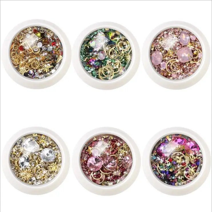 Nail accessories new diamond decoration nail 2019 mixed outfit set art decorations charms | Красота и здоровье