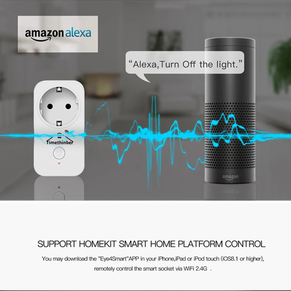 Умная розетка Timethinker, WiFi, умная розетка для Apple Homekit, Siri ALexa, приложение Google Home, AU, US, EU, UK, адаптер, 2 шт., WS2, разъем питания