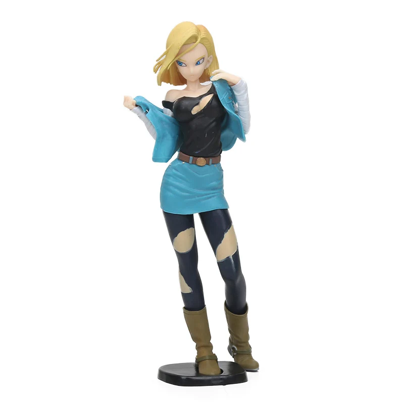 Фигурка Dragon Ball Girls Gals NO 18 Lazuli Bulma Ranchi ПВХ Фигурки Dragon Ball Z Коллекционная модель куклы игрушки
