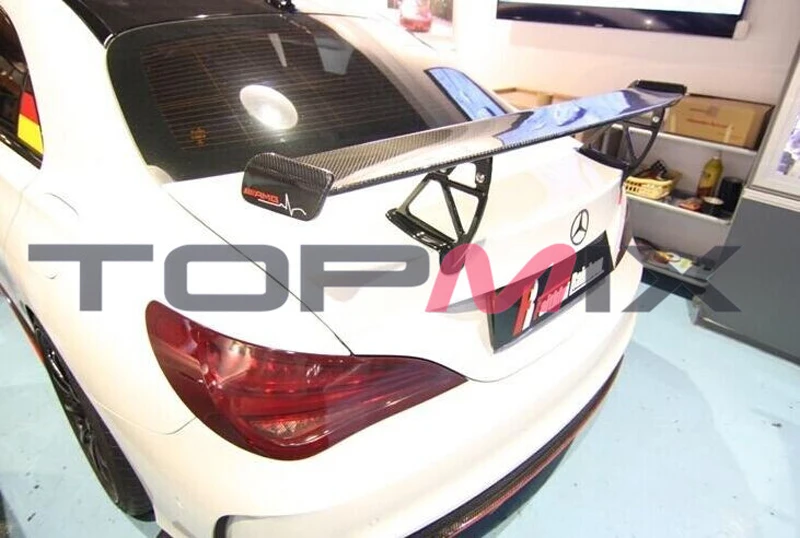Для Mercedes-Benz CLA W117 CLA180 CLA200 CLA250 CLA260 CLA45 углеродное волокно спойлер на задний багажник, крыло GT стиль 2013-UP