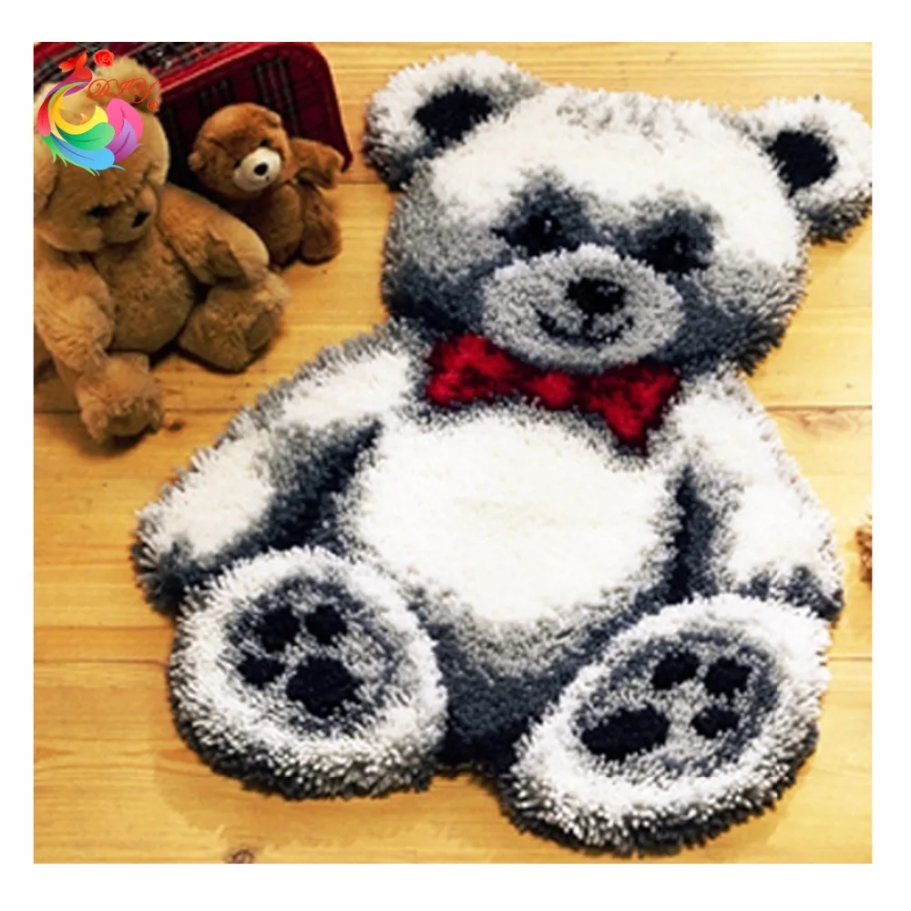 Ковер с вышивкой незавершенной крючком пряжа подушки вышивка Носки рисунком