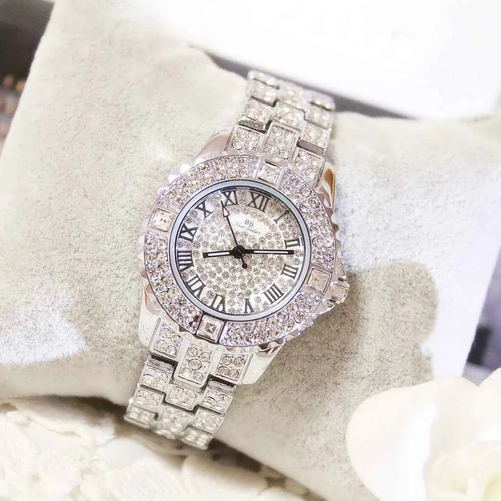

Brand watch BS bee sister Women Watches Fashion Woman Rhinestone Watch Lady Luxury Wristwatches Relojes Casual Dress Watch
