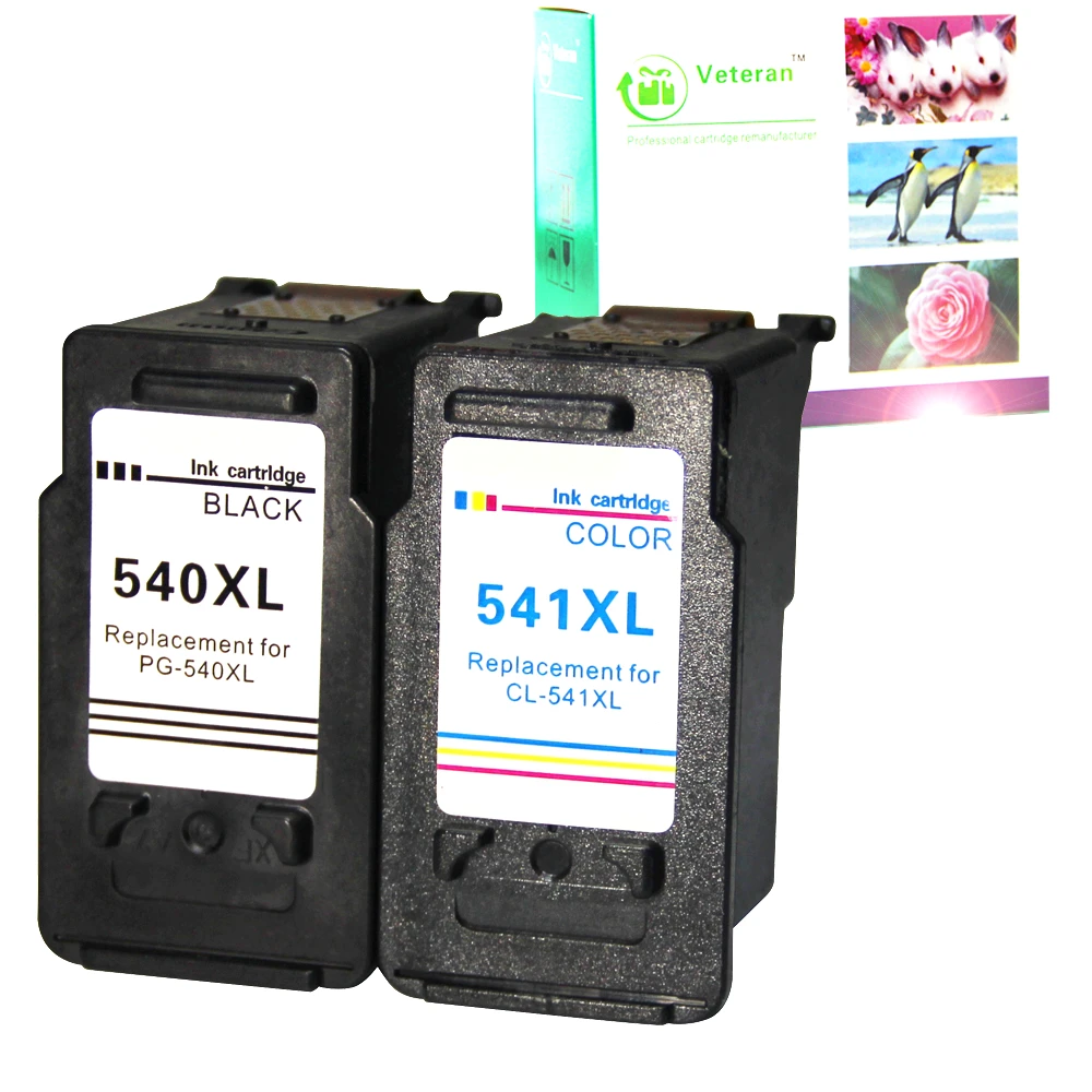 Veteran pg540 cl541 картридж для Canon pg 540 cl 541 PG-540 принтера Pixma MG2100 MG2140 MG2150 MG2240 MG2250 |