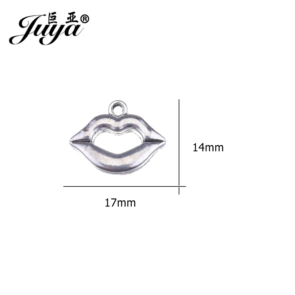 JUYA высокое качество рот Форма Подвески ремесла для браслета ожерелье DIY 17.5x2 2/14x17