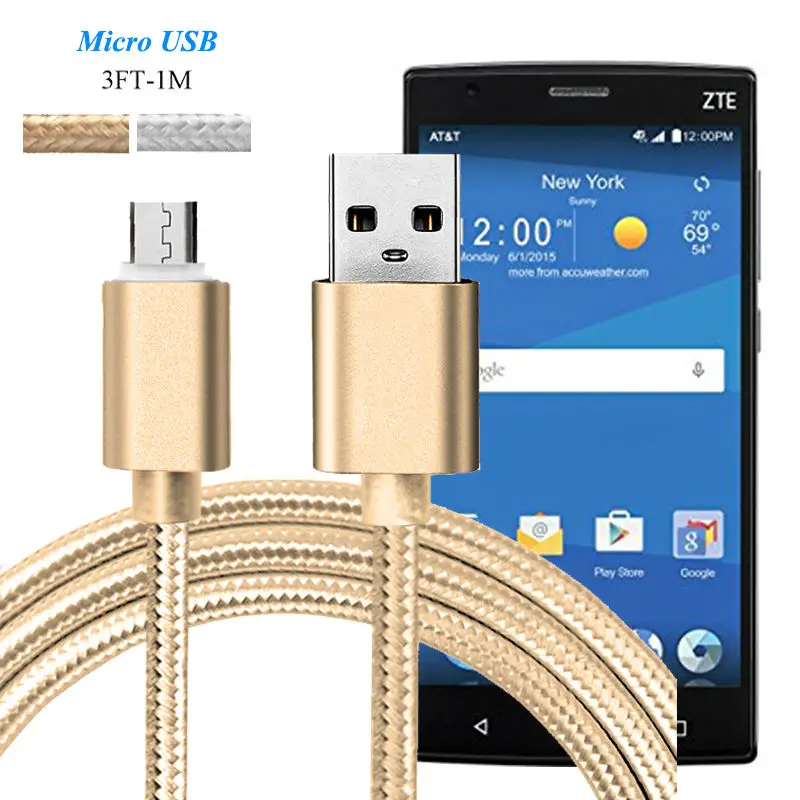 Микро USB кабель для синхронизации и зарядного устройства ZTE Blade S7 V2 A1 A475 A465 A570 X9 X5