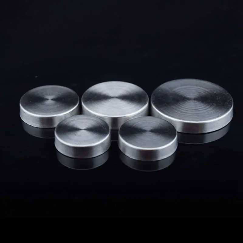 20 шт. декоративные винты из нержавеющей стали диаметром 18 мм с атласной щеткой