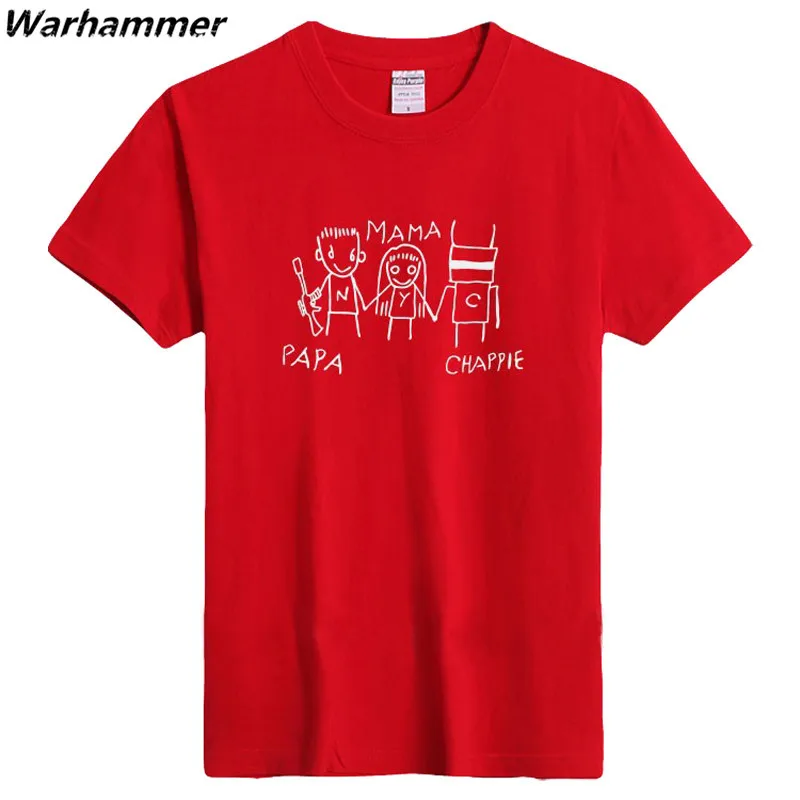 Warhammer Мужская футболка восхитительная чаппи флок с принтом летняя коротким