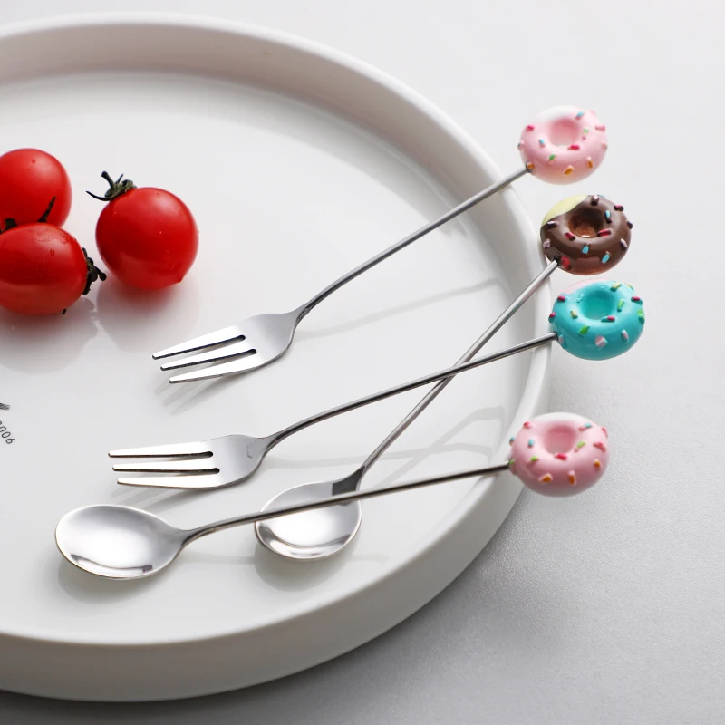 Дети Прекрасный Микки столовые приборы 304 Нержавеющая сталь зеркальная