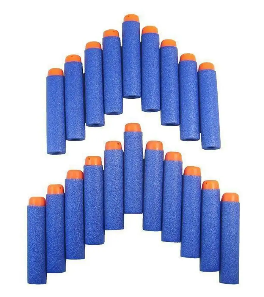 50/100/200pcs Children Kids Funny toy Gun Refill Nerf N-STRIKE Soft Bullet Darts | Игрушки и хобби