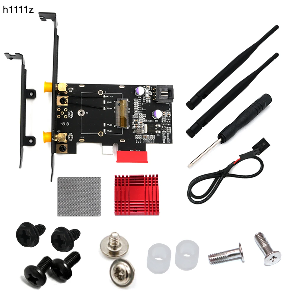 Сетевая карта PCIE M.2 Wi-Fi адаптер 5 ГГц стандартная беспроводная PCI Express Bluetooth AC 9260 M2