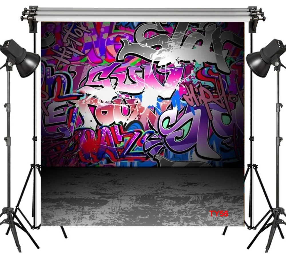 LB полиэстер и винил фото Фон фотографии фоны для фотостудии путаница граффити на