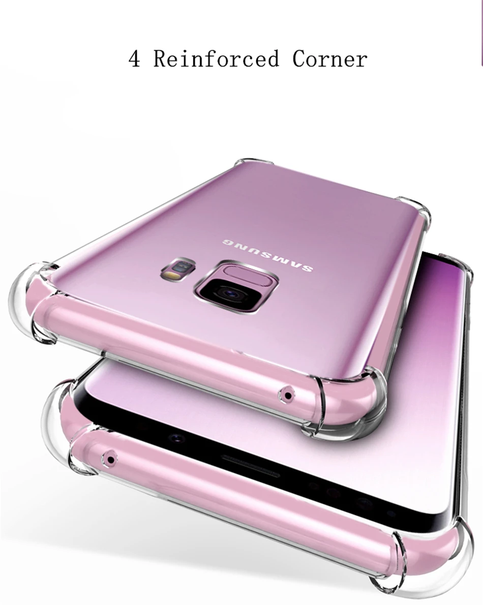 Для samsung Galaxy S10e S10 S9 S8 плюс S7 Edge Note 5, 8, 9, J4 J6 J8 A6 A7 A8 A9 кроссовки на воздушной подушке чехол с украшением в виде кристаллов силиконовый чехол из ТПУ