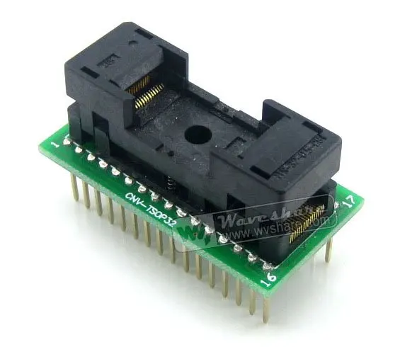 Запчасти SOP32 к DIP32 (b) so32 SOIC32 СОП Enplas IC Тесты гнездо адаптера Программирование 1.27