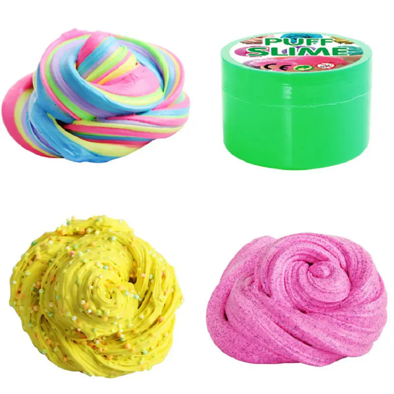 100 г популярные пушистые строительные игрушки мягкая глина светильник пластилин