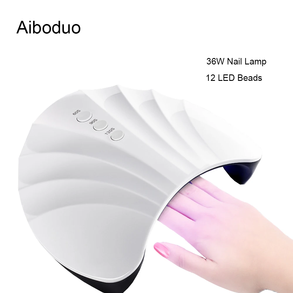 36W Nail Dryer UV/LED Lamp Gel Polish Curing 60s/90s/120s Timer USB For Manicure Drying All Gels Art Tools | Красота и здоровье