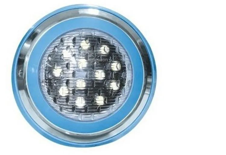 12 Вт Светодиодная круглая плавающая точечная лампа из нержавеющей стали RGB DC12V