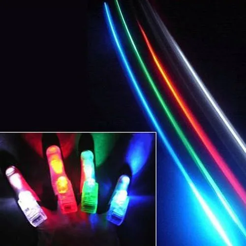 4 шт./лот light FINGERS для мальчиков и девочек веселая Светодиодная лампа пальцев цвета