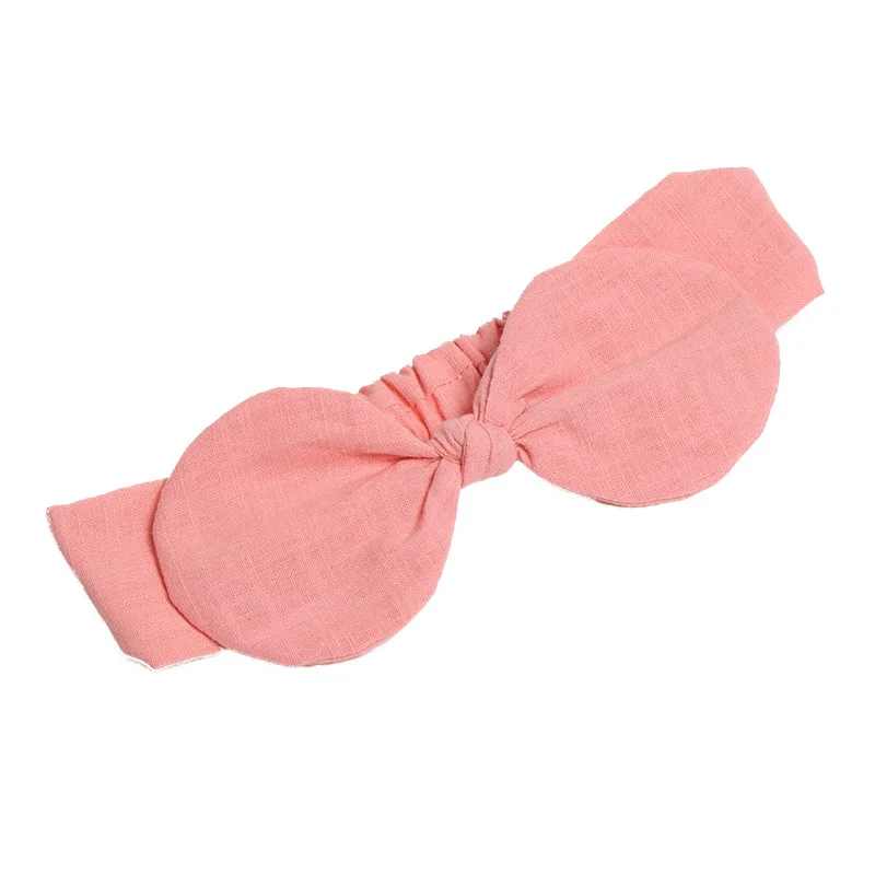 

20pcs Boutique Hair Bow Headbands Solid Bowknot Rabbit Ears Soft Hairbands Newborn Princess Headwear Fashion Hair Accessories