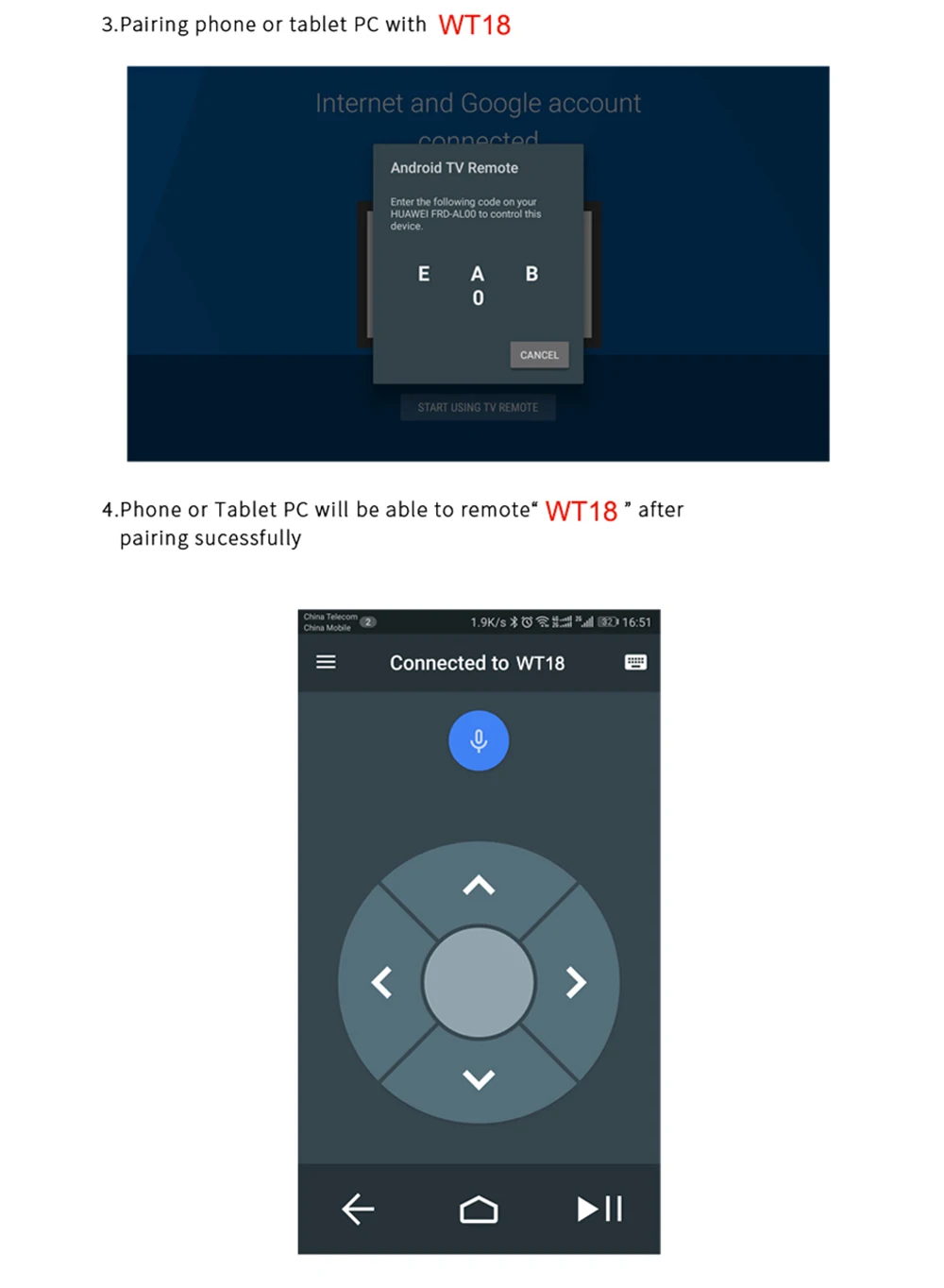 Satxtrem WT18 ТВ 3 ГБ 32 ГБ Смарт Android 7,1 ТВ приставка Google Голосовое управление Amlogic S912 WiFi LAN медиаплеер PK X96mini X96 Max