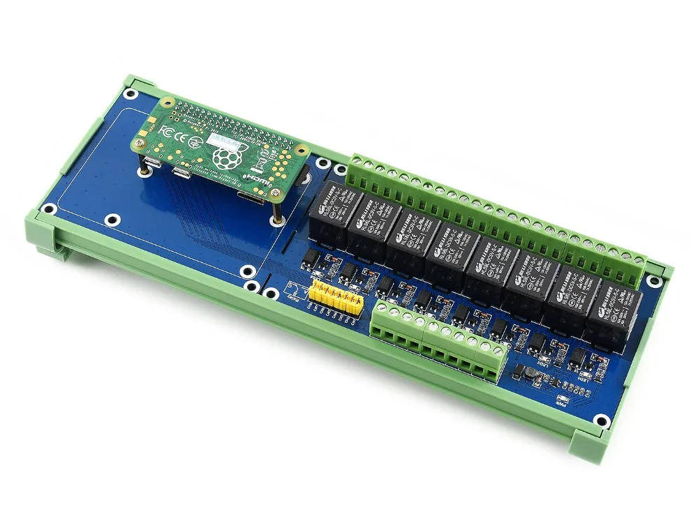 Waveshare RPi релейная плата (B) расширения с 8 канальный реле для Raspberry Pi A +/B +/2B/3B/3B