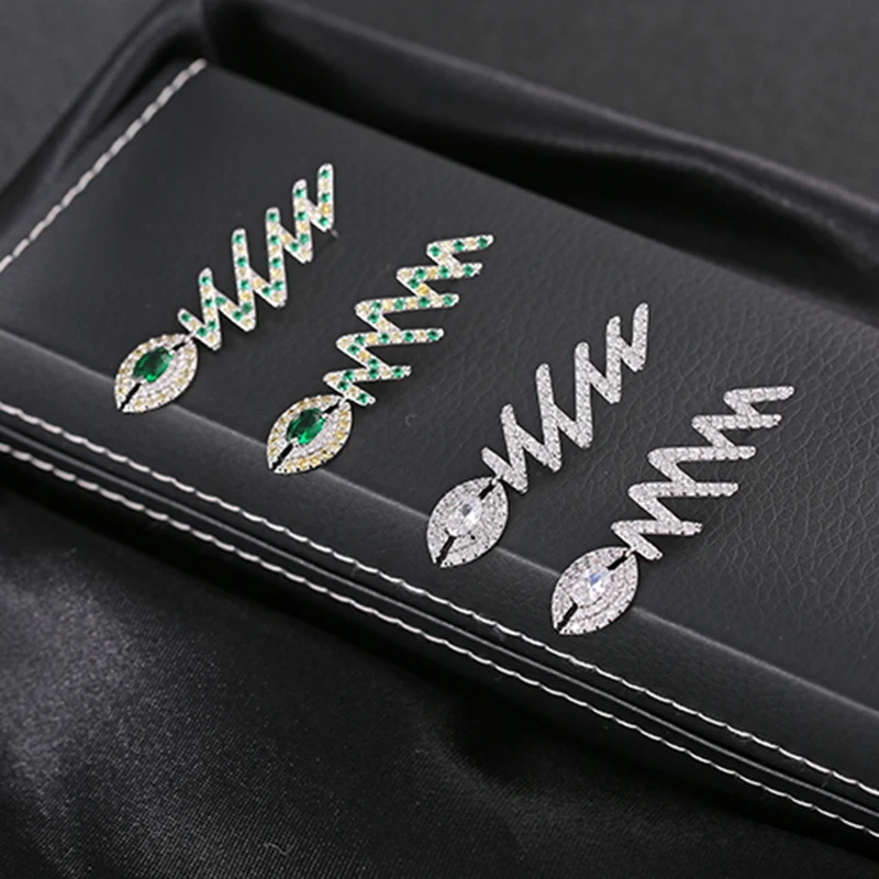 Женские свадебные серьги-подвески GAOLA с изображением животных рыбы зеленого