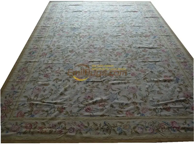 Goede Art Handgemaakte Tapijt Vicar 'S Vrouw Patroon Stitch Punt Tapijt Gebreide Traditionele Natuurlijke Schapenwol