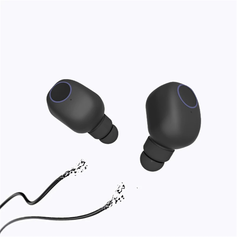 Q1 T1C Mini Dual V5.0 беспроводные наушники Bluetooth 3D стерео звук с двойным микрофоном и
