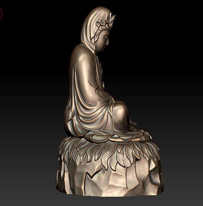 3d модель рельef для ЧПУ в формате STL Avalokitesvara затонуло | Инструменты