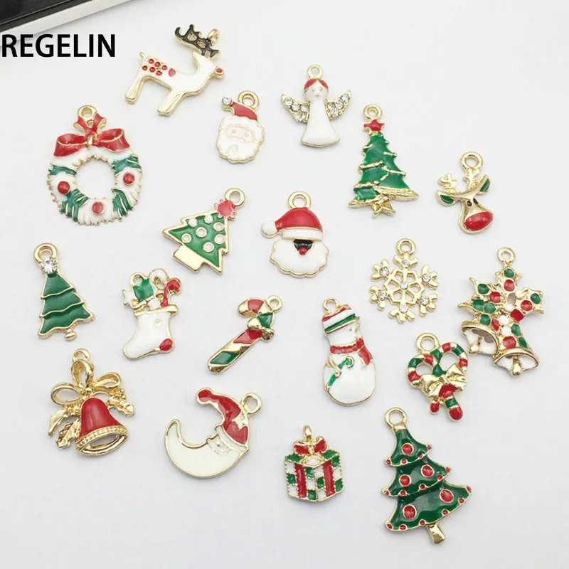 Комплект украшений для рождественской елки REGELIN 19 шт./лот Маленькая подвеска