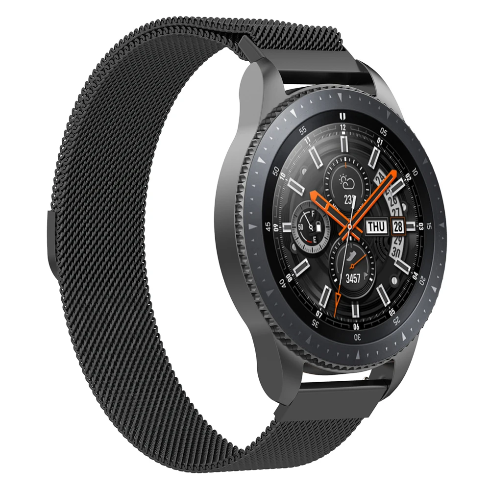 Универсальный ремешок для часов 20 мм 22 Samsung Galaxy Watch 42 46 S3 Sport Garmin Vivoactive 3 Ticwatch Pro Pebble
