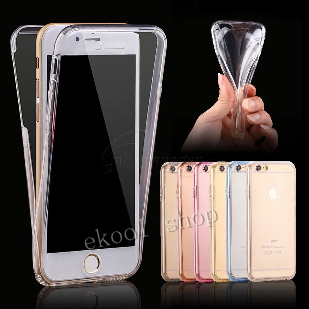 Ультратонкий прозрачный силиконовый гибкий чехол из ТПУ для Apple iPhone X 8 7 6/ Plus|case cover