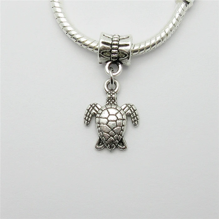 Оптовая продажа В партии 12 шт. классические бусы морская черепаха Шарм Подвески