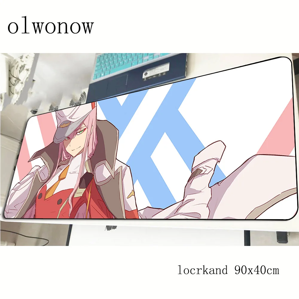 darling in the franxx pad mouse computer gamer HD print 900x400x3mm padmouse High quality mousepad gadget office mats | Компьютеры и