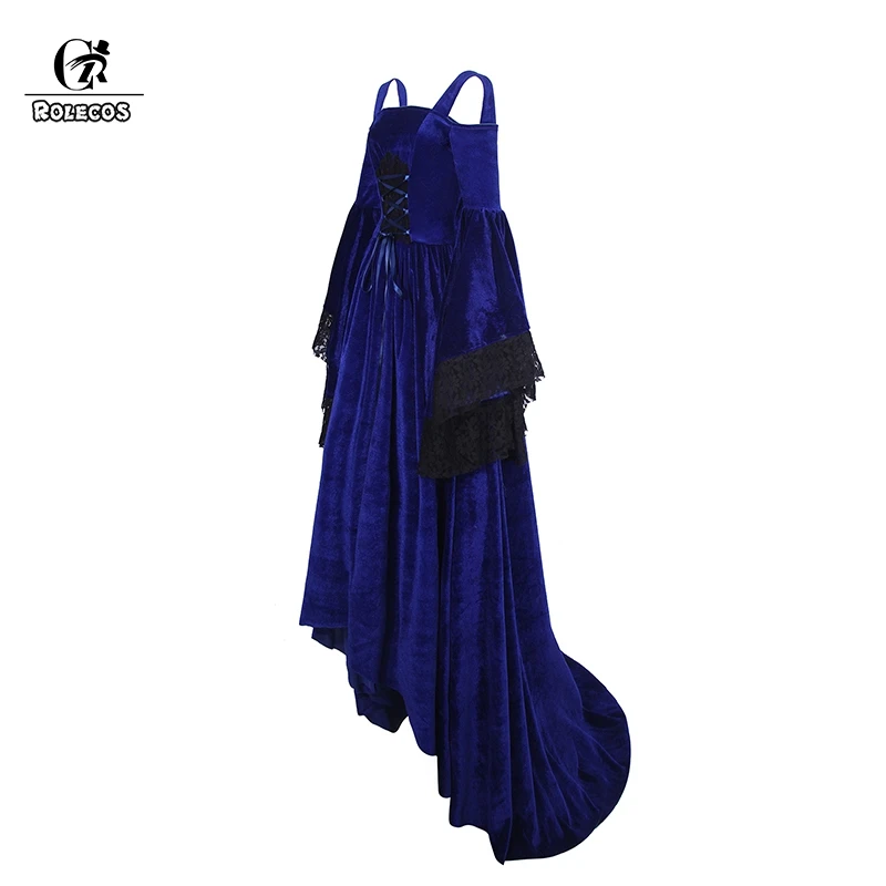 ROLECOS средневековое женское платье Ренессанс вечерние платья ретро викторианский