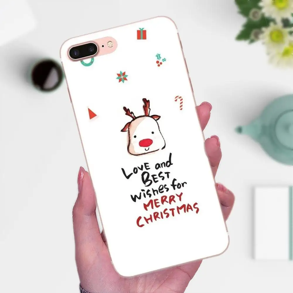 Новый год Рождество мультфильм для Galaxy J1 J2 J3 J330 J4 J5 J6 J7 J730 J8 2015 2016 2017 2018 mini Pro чехол