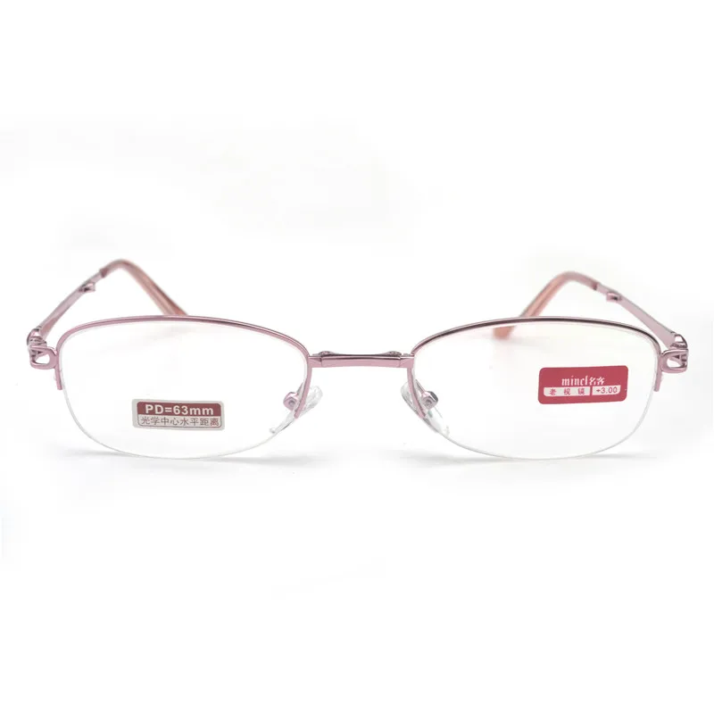 MINCL/складные Асферические смолы плюс пленка розовые очки для чтения женские