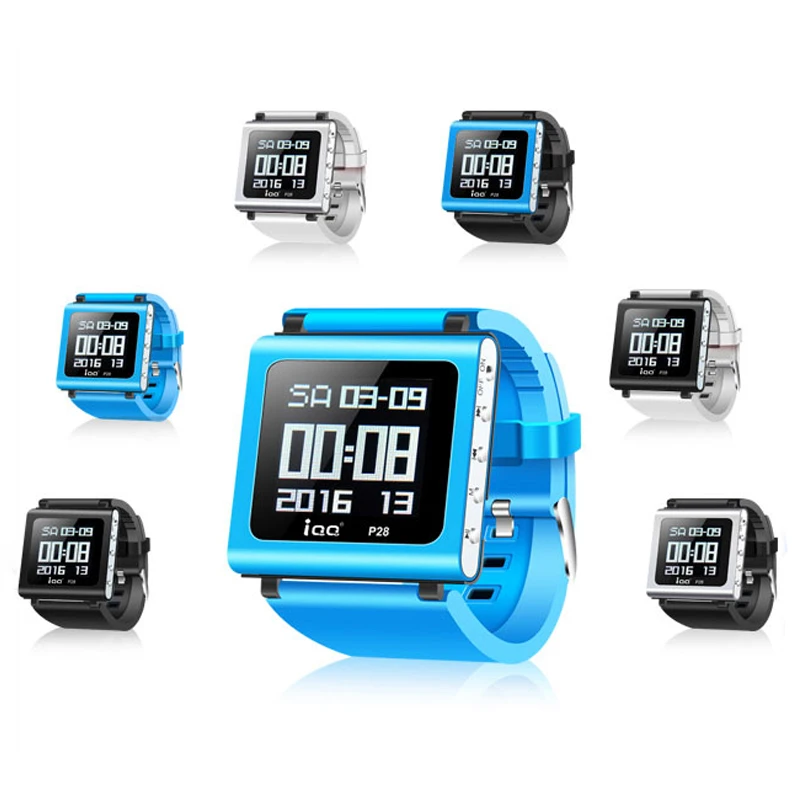 Smart Watch MP3 плеер Спорт с lossless записи hifi проигрывателя mp 3 радио fm tf Player IQQ P28 MP walkman|mp3