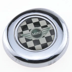 Mini Racing flag Chrome Двигатели для автомобиля один кнопка старт стоп Кепки крышка Украшение для 2 2ndgen Mini Cooper One S земляк R55 R56 r57 R58 R59 R61 R60 - Название цвета: Mini Racing flag