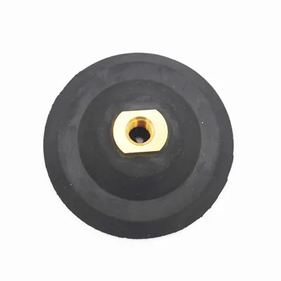 5 Inch Rubber DIATOOL Задняя накладка для алмазной полировки M14 диаметр резьбы " /4"/" на резиновой основе/алюминиевая основа держатель - Цвет: 5 Inch Rubber