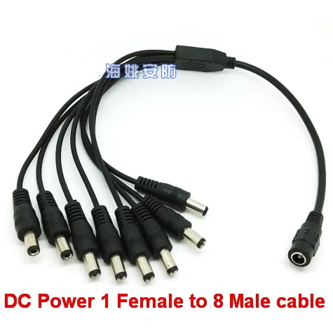 Высококачественный разветвитель кабеля питания постоянного тока 5 5x2 1 мм с