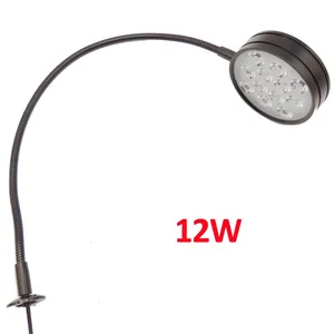 Супер яркий 12 Вт 12В24В110В220В гусиная шея фрезерный станок светодиодный рабочий свет