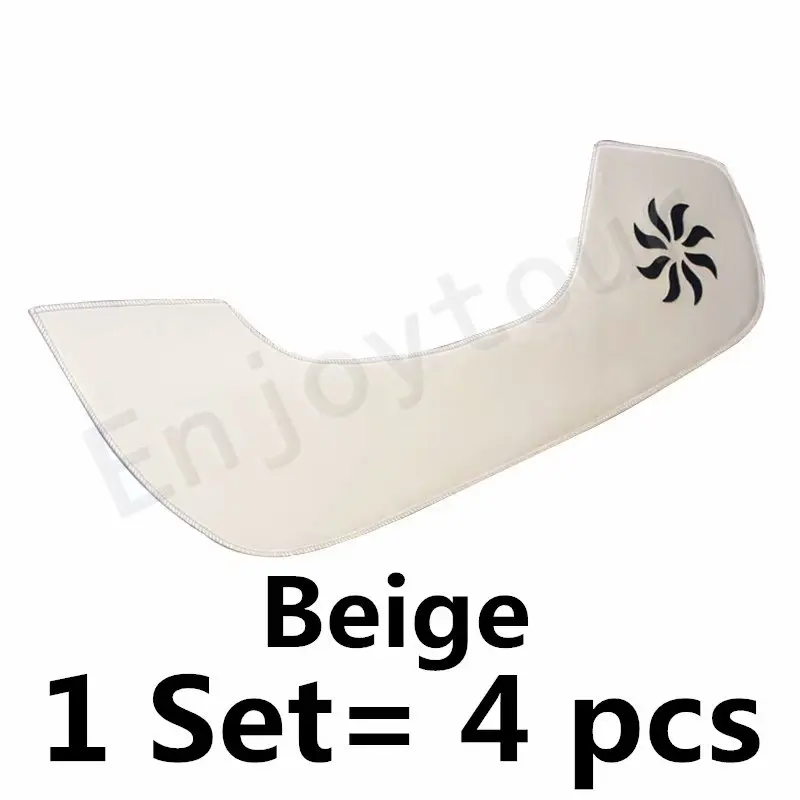 4 шт. Кожаный Автомобильный Стайлинг противоударный коврик дверной аксессуары