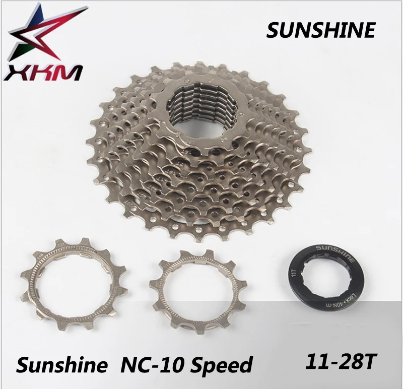 SUNSHINE 10 скоростной дорожный велосипед с регулируемой скоростью Кассетный Маховик