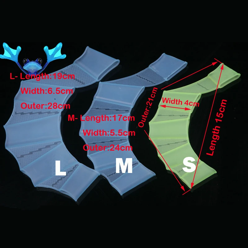Мужские женские мужские Детские полпальца силиконовые плавники для плавания