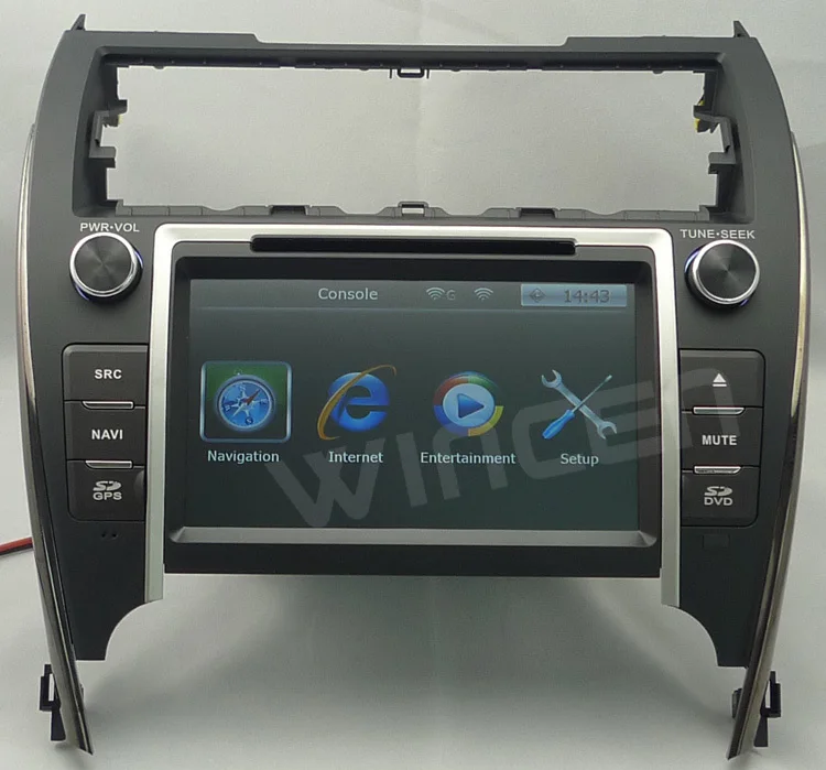 8 &quotавтомобильный DVD GPS плеер для Toyota Camry 2012 Версия США с 3G PIP двойная зона